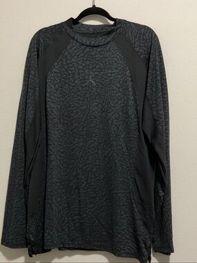 Nike- Men’s Jordan Dri-Fit ADV Sport- Elephant Print- Long Sleeve Top